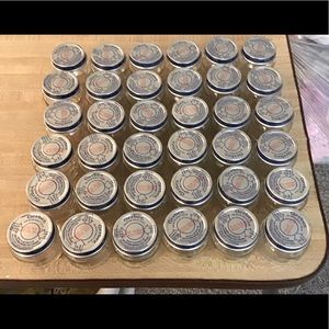 Empty baby food jars